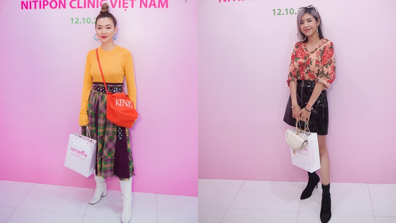 VJ MTV Vietnam Kaylee Hwang, Beauty blogger Gấu Zoan cùng loạt người đẹp chúc mừng Nitipon Việt Nam