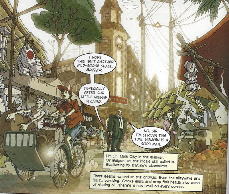 Ngay những trang truyện đầu tiên, tác giả Eoin Colfer đã chọn Sài Gòn làm bối cảnh chính.