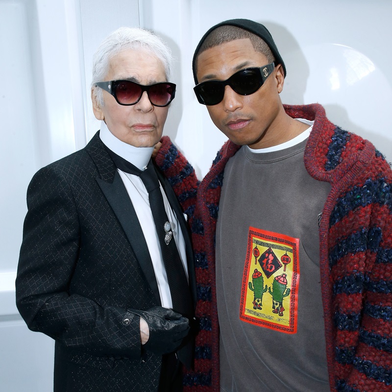 Trước đó, Pharrell Williams và Giám đốc Sáng tạo của Chanel - ông Karl Lagerfeld cũng từng hợp tác trong nhiều chiến dịch quảng bá trước đó. Chàng nghệ sĩ tài năng này còn từng đích thân viết một ca khúc cho phim ngắn "Reincarnation" do Karl Lagerfeld làm đạo diễn.