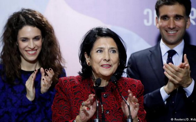 Bà Zurabishvili chiến thắng trong cuộc bầu cử tổng thống Gruzia