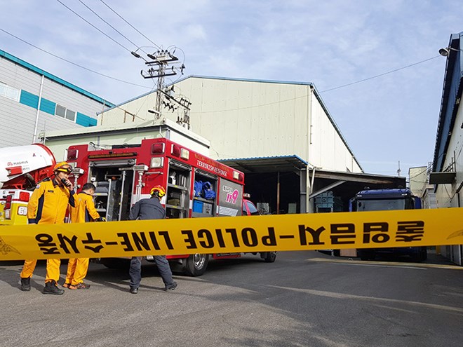 Ngộ độc khí tại nhà máy xử lý nước thải tại Hàn Quốc, 4 người bất tỉnh