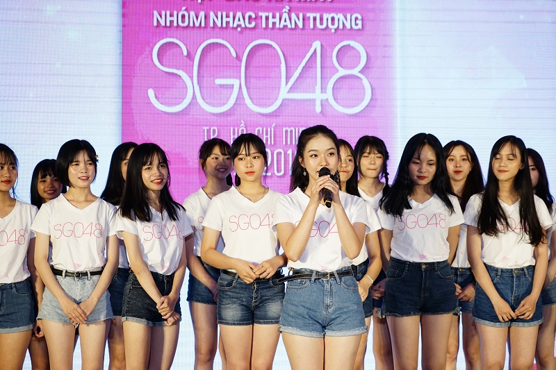 Đại diện SGO48 chia sẻ cảm nghĩ hạnh phúc khi trở thành thành viên của SGO48.