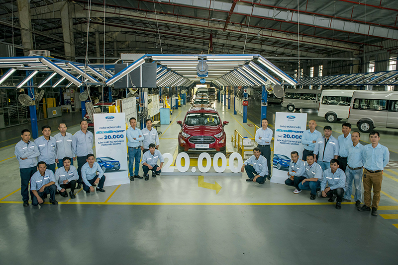 Ford xuất xưởng chiếc EcoSport thứ 20.000 tại Việt Nam