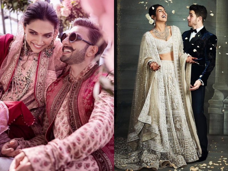 Đám cưới của hai cặp đôi Deepika Padukone - Ranveer Singh và Nick Jonas - Priyanka Chopra được xem là những hôn lễ đắt đỏ song vẫn dễ chấp nhận và "hợp lý" hơn. 