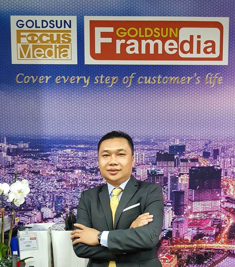 Ông Trương Tấn Bình - Giám đốc Dịch vụ Khách hàng của công ty truyền thông Goldsun Focus Media (GFM). 