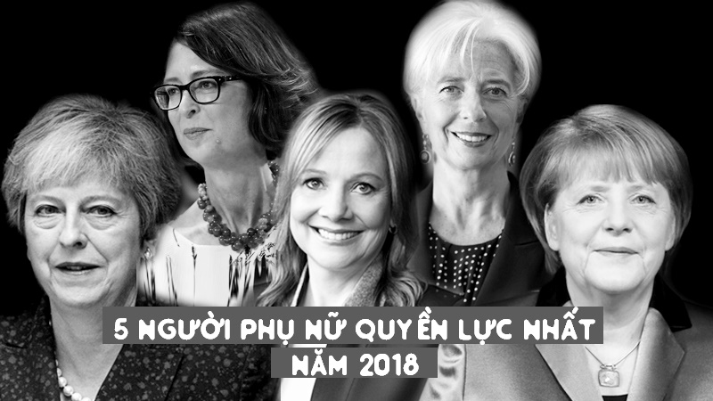 Những người phụ nữ quyền lực nhất thế giới 2018