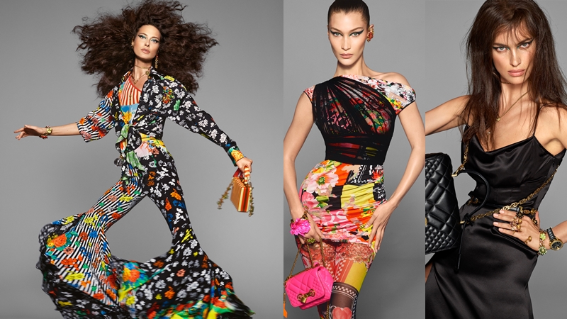 Siêu mẫu Shalom Harlow “quậy” tưng trong chiến dịch quảng cáo Xuân Hè 2019 của Versace