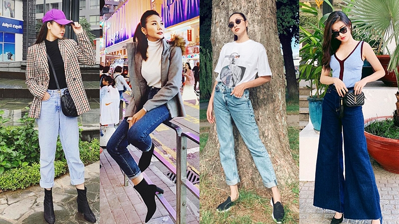 Quần jeans, blazer đổ bộ “sàn diễn street style” của dàn sao Việt tuần qua