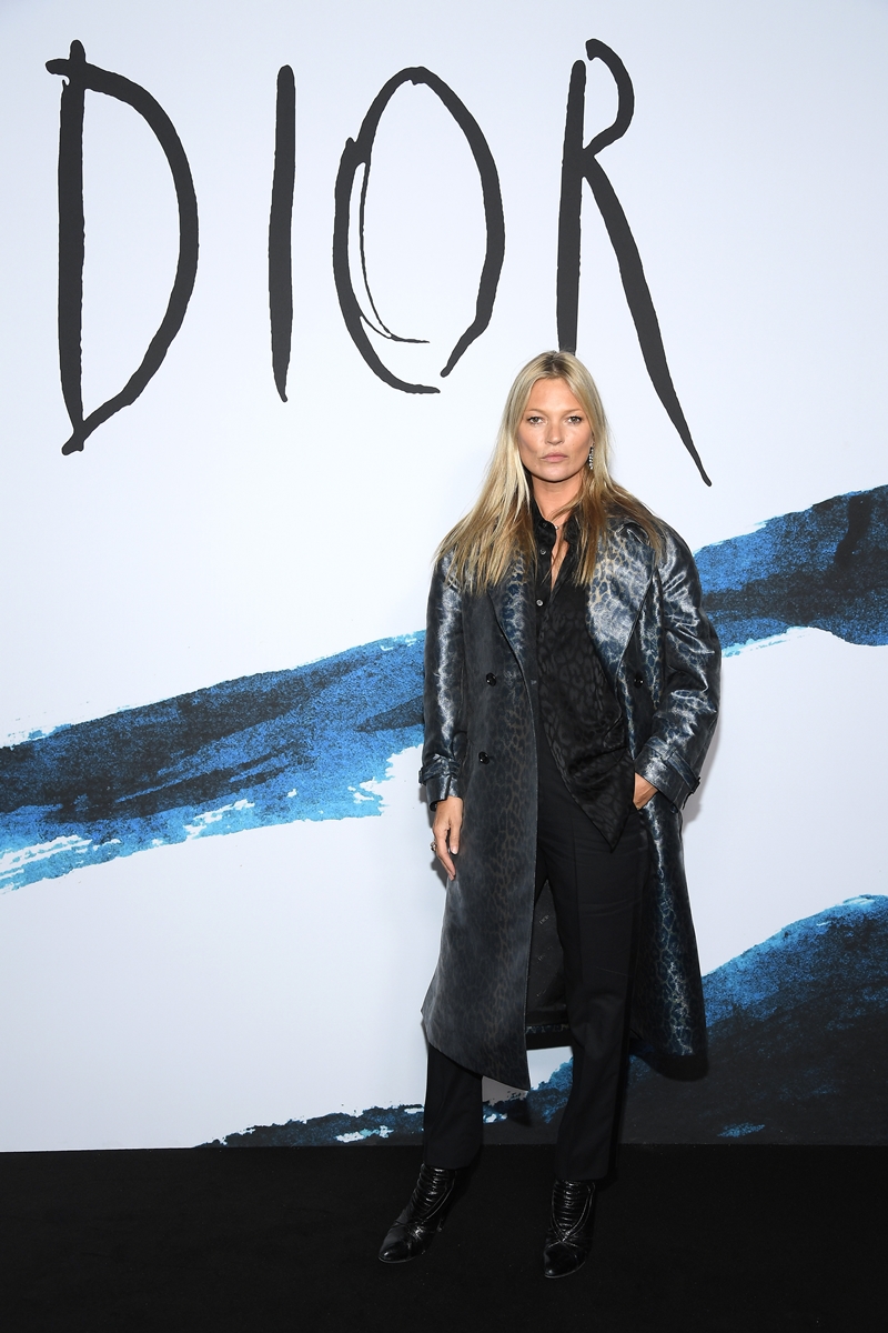 PARIS, FRANCE - JANUARY 18: Kate Moss attends the Dior Homme Menswear Fall/Winter 2019-2020 show as part of Paris Fashion Week on January 18, 2019 in Paris, France. (Photo by Pascal Le Segretain/Getty Images) *** Local Caption *** Kate Moss
