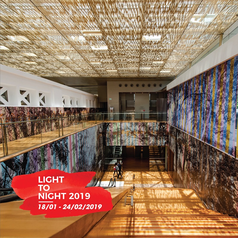 Light To Night 2019 là sự kiện nghệ thuật đô thị hàng năm nhằm tôn vinh vẻ đẹp của khu trung tâm hành chính ở Singapore (Civic District). 