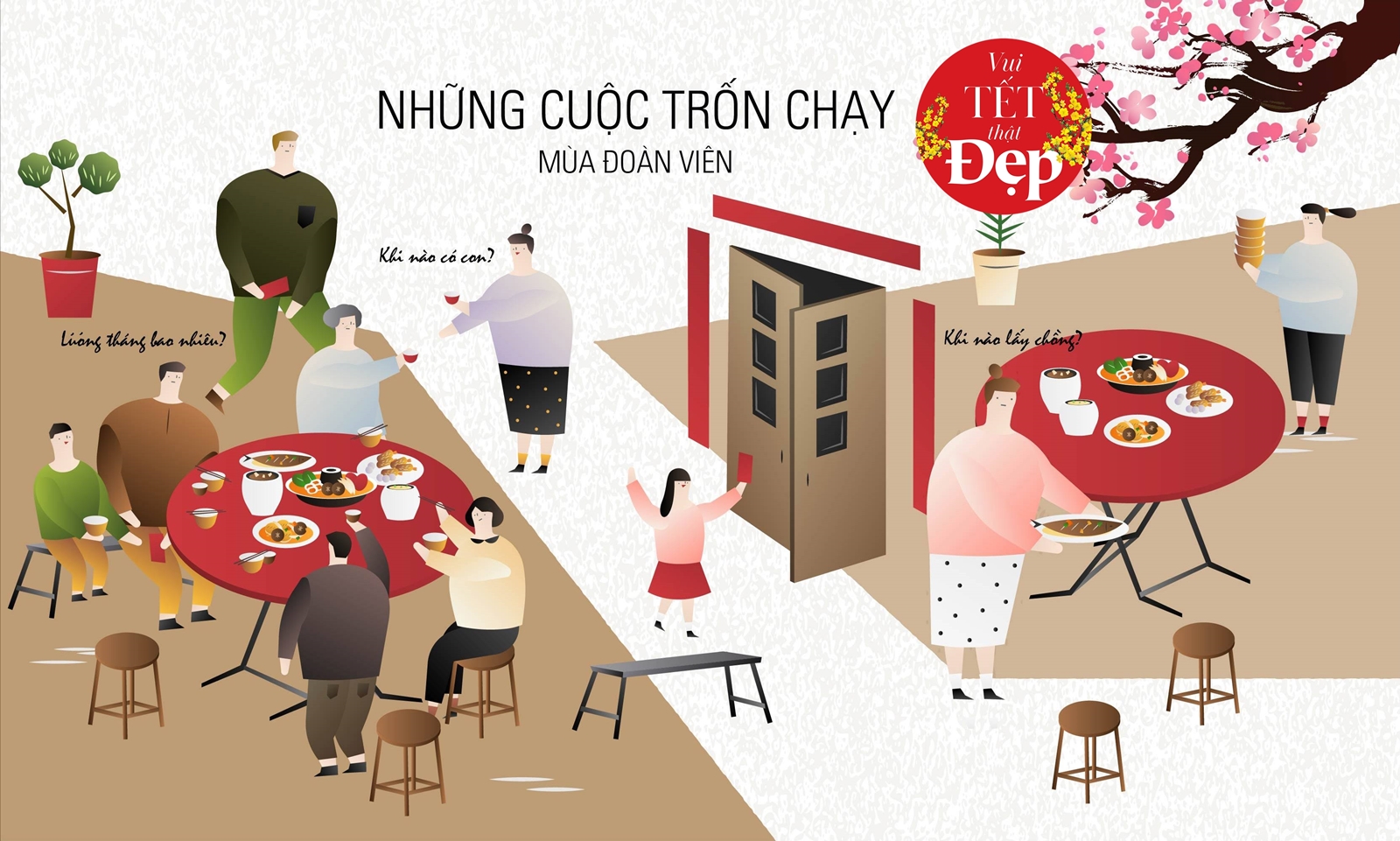 Những cuộc trốn chạy mùa đoàn viên