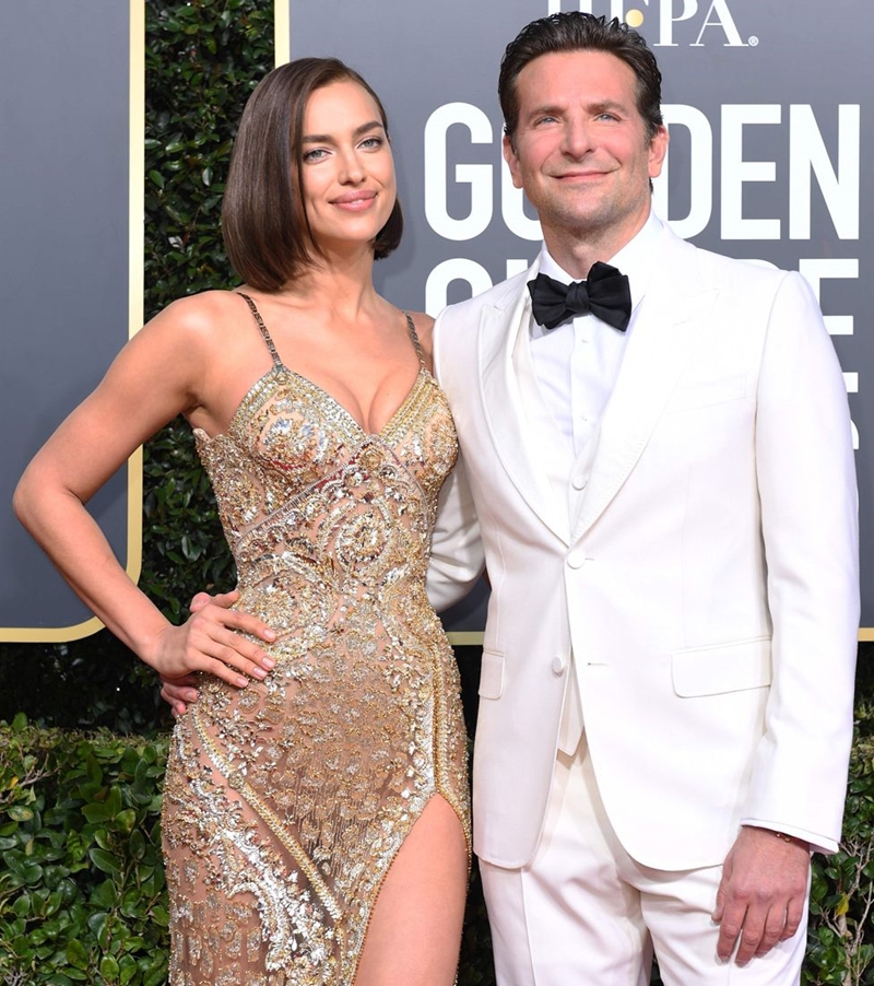 Nam chính và đạo diễn của "A Star Is Born 2018" Bradley Cooper lịch lãm bên bạn gái Irina Shayk. 