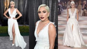 Lady Gaga diện đầm couture của Dior chỉ sau 1 tuần BST được ra mắt