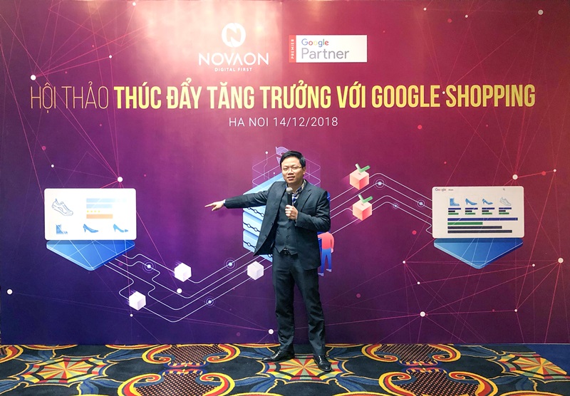 Ông Lê Viết Hải Sơn - Phó tổng Giám đốc Tập đoàn Digital NOVAON phát biểu khai mạc.