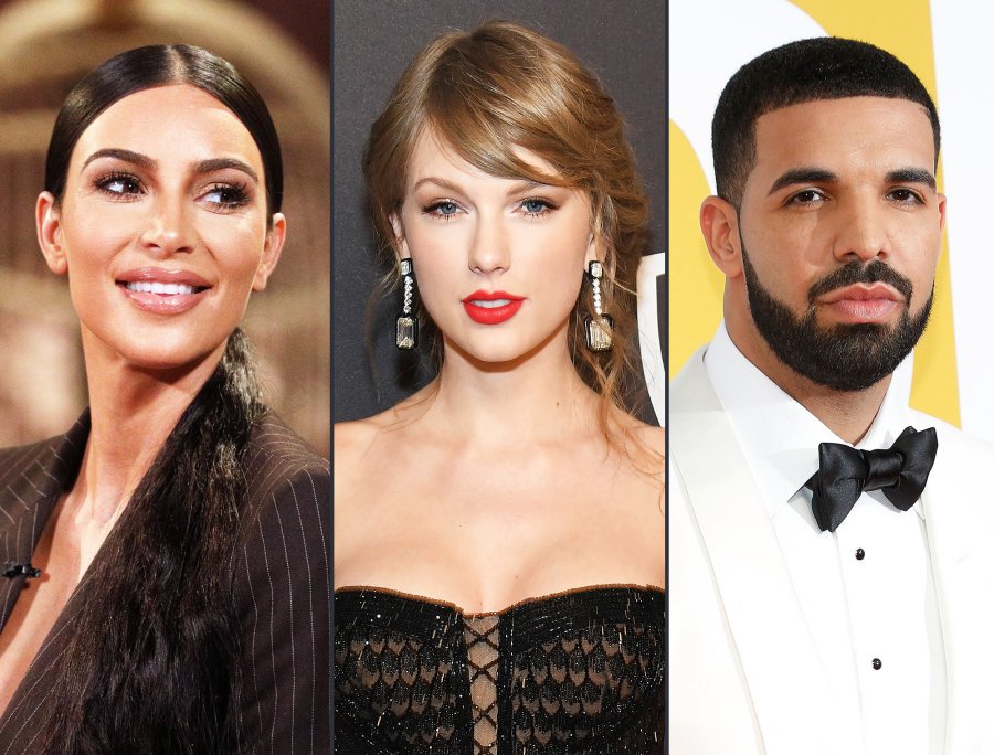 Kim Kardashian – Drake – Taylor Swift: Tam giác thị phi bậc nhất Hollywood