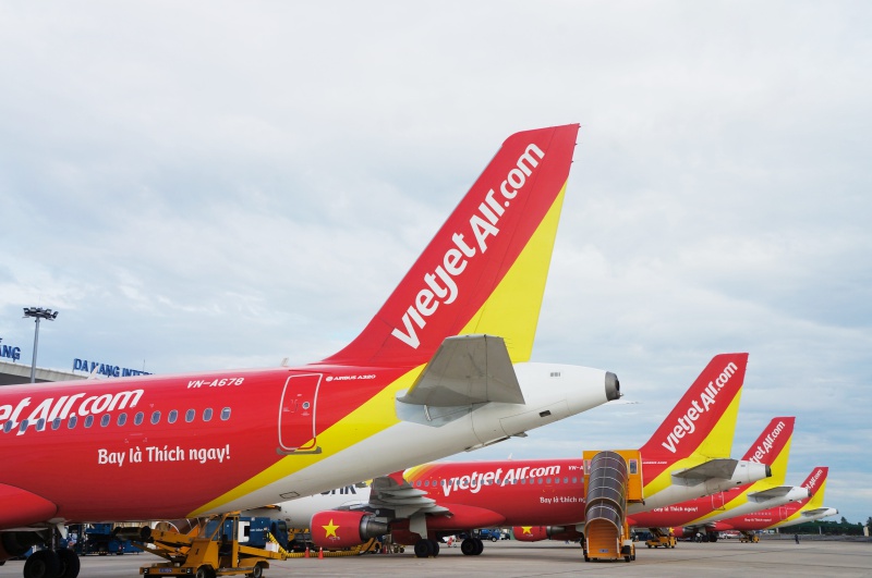 Tàu bay hiện đại của Vietjet.