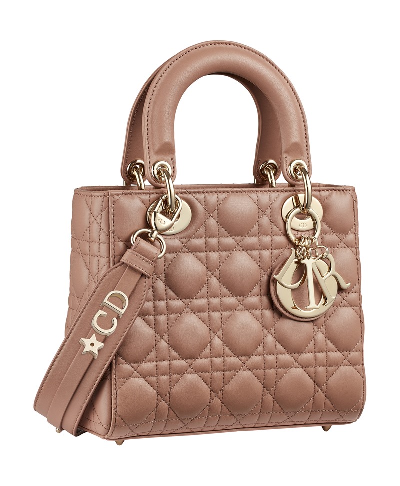 Túi xách Lady Dior cũng có thể được tùy chỉnh bằng những ký tự đặc sắc. 