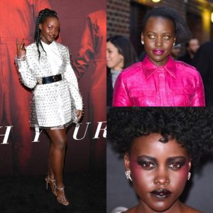 Rùng mình với những hình ảnh của Lupita Nyong’o khi quảng bá phim “Us”