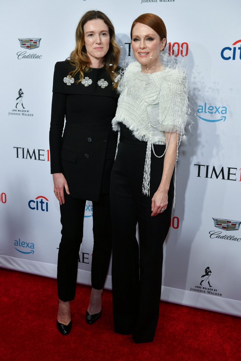 Clare Waight Keller , julianne moore, givenchy, time 100 gala