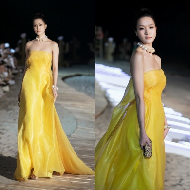 Hoa hậu Thùy Dung hóa nàng thơ mở màn cho show diễn BST “L’amant” của NTK Hoàng Minh Hà
