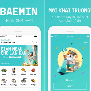 “BAEMIN” – ứng dụng đặt đồ ăn hàng đầu tại Hàn Quốc đã đến Việt Nam