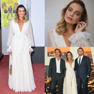 Margot Robbie tỏa sáng với nhan sắc đậm dấu ấn thập niên 70 trên thảm đỏ buổi công chiếu “Once upon a time in Hollywood”