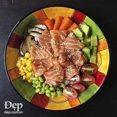 Poke cá hồi – Hương vị tuyệt vời cho những tín đồ của chủ nghĩa ăn uống lành mạnh