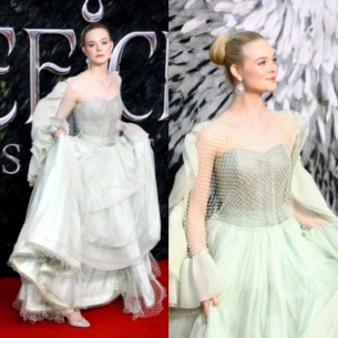 Elle Fanning hóa thân thành cô công chúa bước ra từ truyện cổ tích trên thảm đỏ