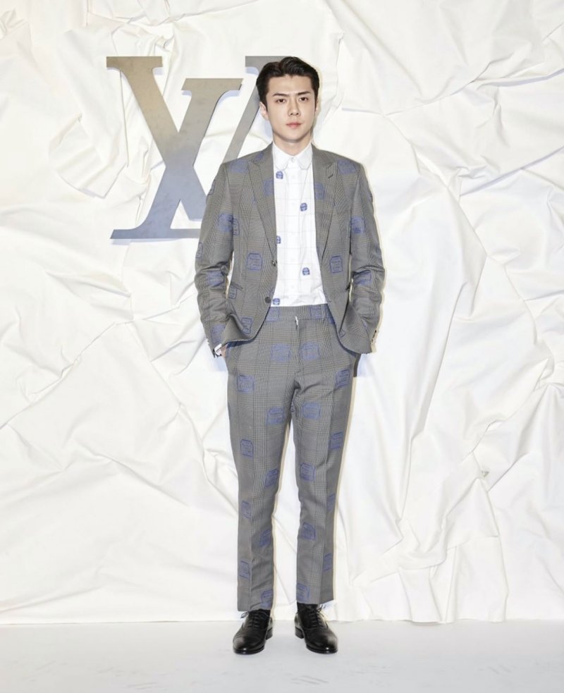 Louis Vuitton Loves EXOs Sehun So Much They Sent Him A Brand New Suit For  A Recent Event  Koreaboo