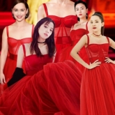 Thiều Bảo Trâm “đụng hàng” đầm Saint Laurent với Taeyeon và Joy (Red Velvet)