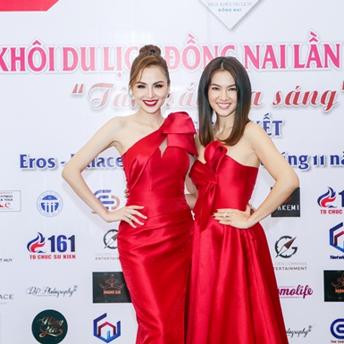 Hoa hậu Diễm Hương, siêu mẫu Anh Thư rạng rỡ trên ghế nóng vòng bán kết Hoa khôi Du lịch Đồng Nai 2019