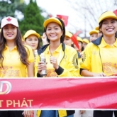 H’Hen Niê cùng dàn người đẹp Hoa hậu Hoàn vũ đi bộ gây quỹ từ thiện