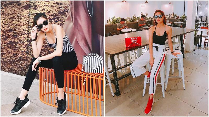 nguyễn trần khánh vân - trang phục sporty-chic