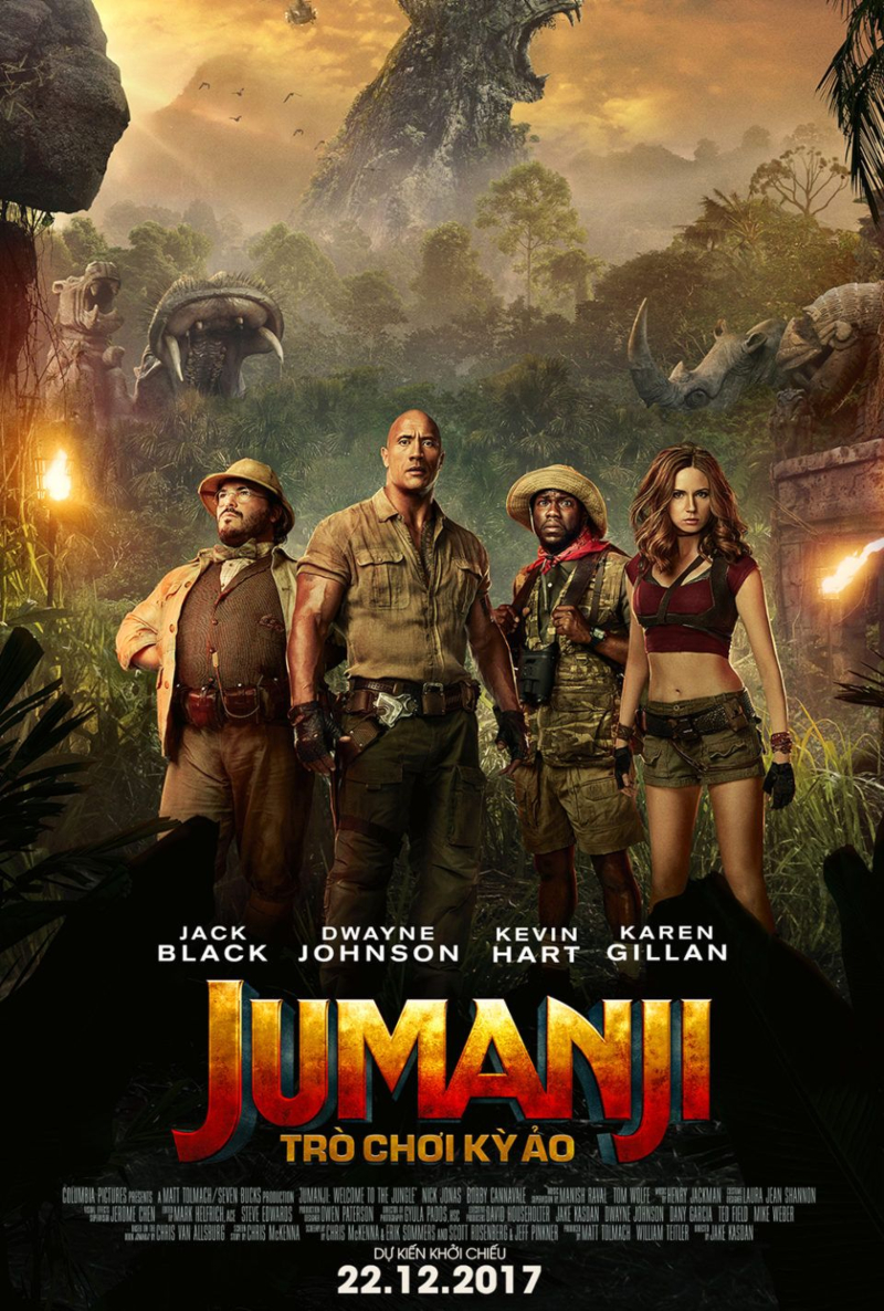 poster phim jumanji 2017