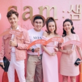 Ngô Kiến Huy, Jun Phạm, Quỳnh Anh Shyn đến chúc mừng Sam ra mắt thương hiệu mỹ phẩm mới