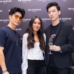 Thảo Nhi Lê hội ngộ bạn trai cũ Huy Trần cùng dàn fashionista cá tính tại tiệc khai trương The Kooples