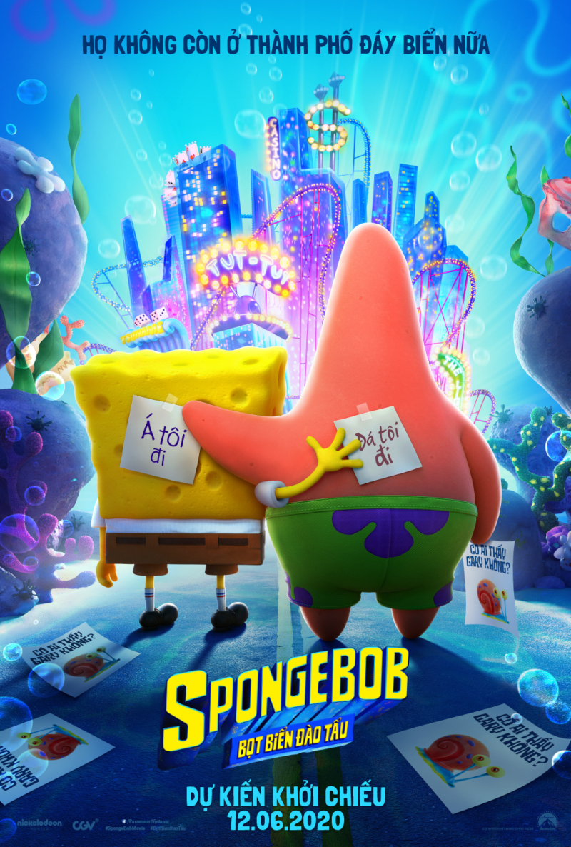 phim bom tấn 2020 - spongebob