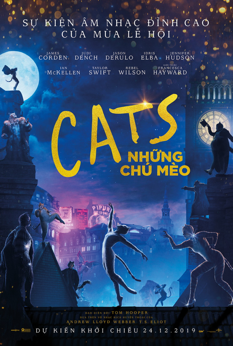 poster phim cats những chú mèo