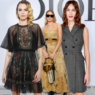 Cara Delevingne bất ngờ diện đầm “bánh bèo”, nổi bật tại show diễn của Dior