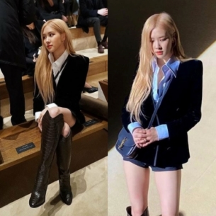 Rosé (BLACKPINK) dự show Saint Laurent chiếm trọn mọi sự chú ý