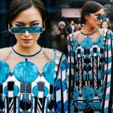 Châu Bùi mix đồ thời thượng dự show Thu Đông 2020 của Louis Vuitton