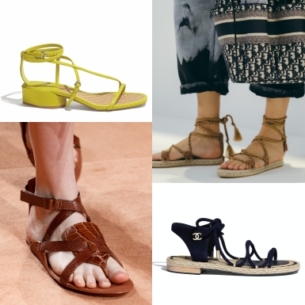 Những đôi sandals đế bệt dành cho các nàng “sợ độ cao”