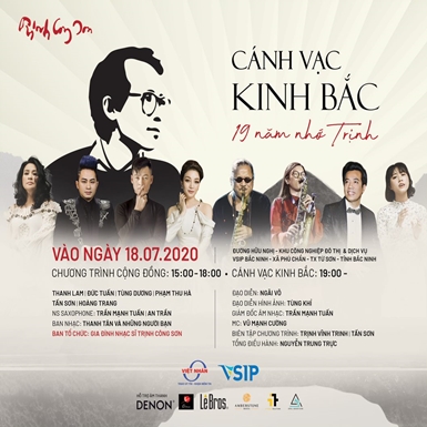 Đêm nhạc “Cánh Vạc Kinh Bắc” và cuộc hẹn với những trái tim mến mộ nhạc Trịnh