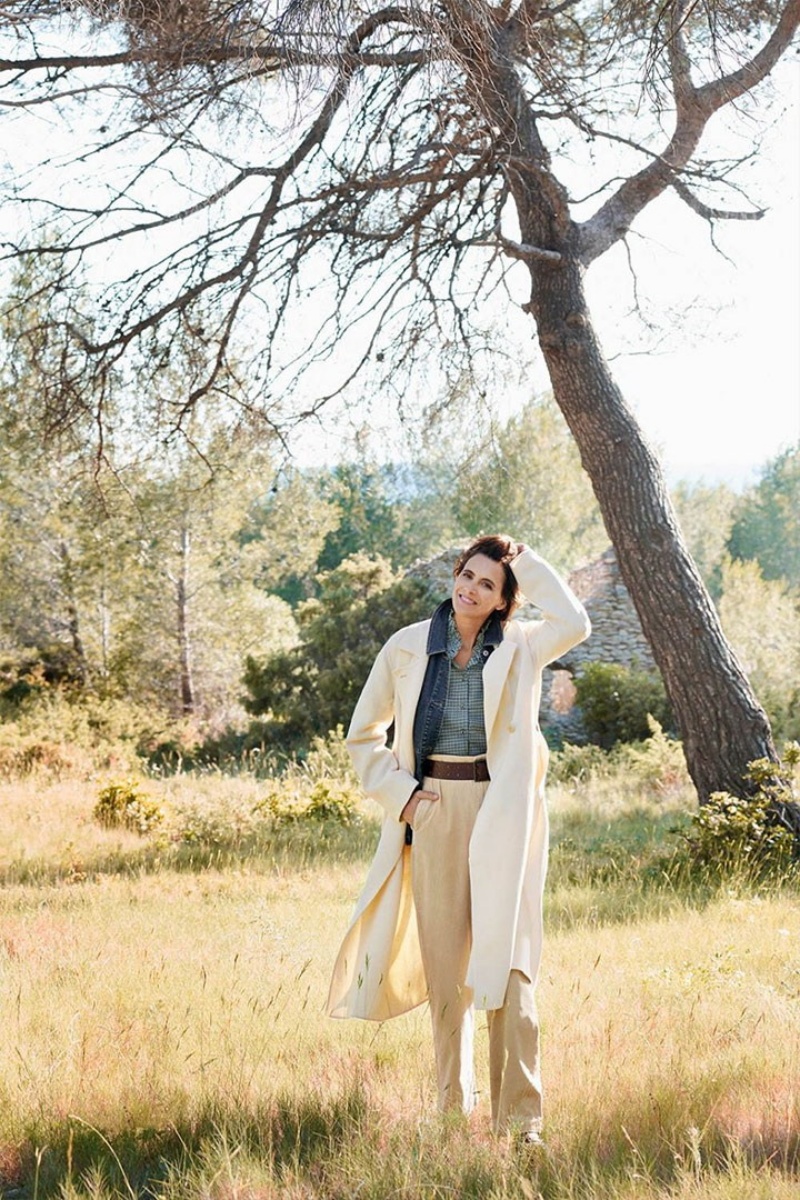 Ines de la Fressange and Uniqlos French Clothing Spring 2021