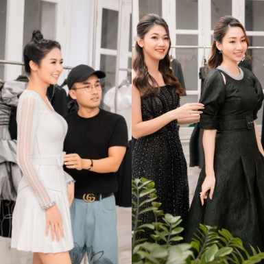 Hoa hậu Ngọc Hân cùng chị em Á hậu Trà My – Thanh Tú rủ nhau shopping ủng hộ NTK Hà Duy