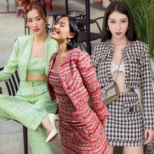 Trang phục matchy-matchy “càn quét” street style mỹ nhân Việt