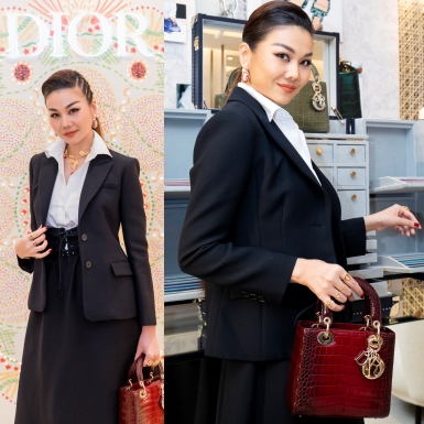 Thanh Hằng tỏa sáng với khí chất “womanboss” ngời ngời tại sự kiện của Dior ở Hà Nội