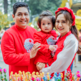 Hậu sinh nhật con trai, gia đình Thanh Thúy – Đức Thịnh xúng xính xuống phố chụp ảnh đón Xuân Tân Sửu