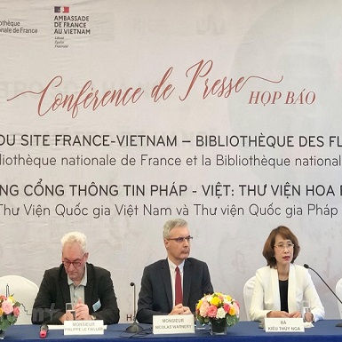 Thư viện Hoa Phượng Vĩ: Cổng thông tin chia sẻ di sản dữ liệu chung giữa Pháp và Việt Nam