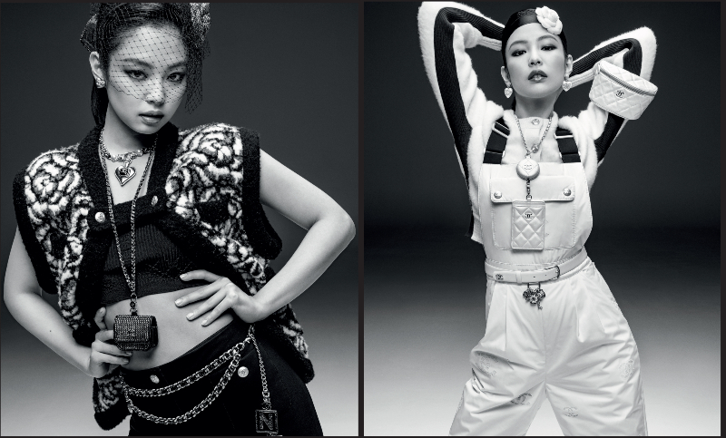 Jennie Kim kiêu sa trong BST Coco Neige 2021 của Chanel